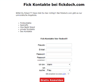 Tablet Screenshot of fickdoch.com